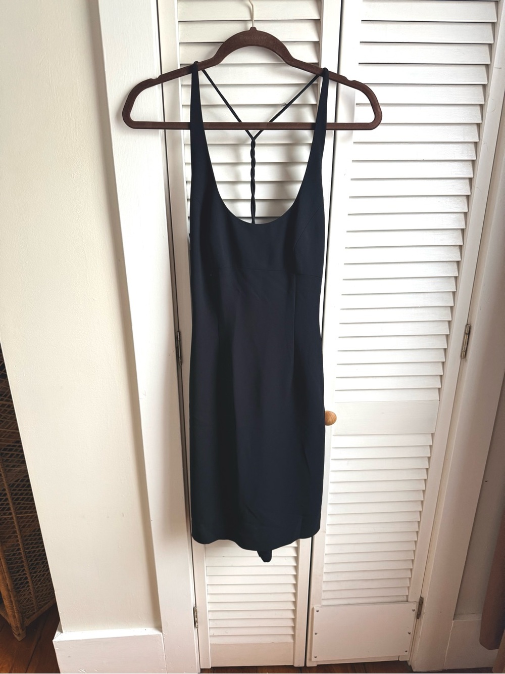 Simple Black Cache Dress